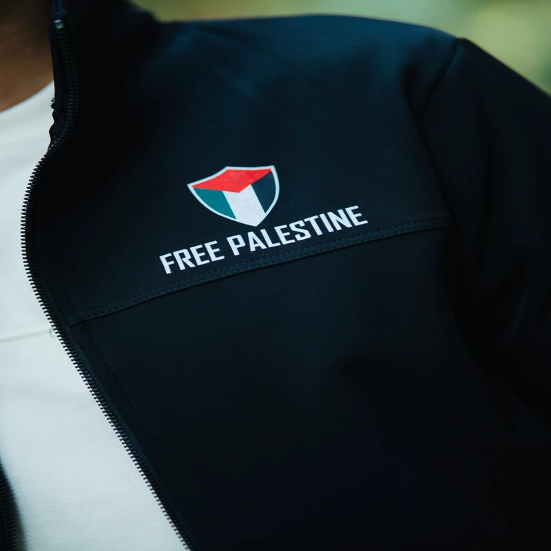 Mens Premium Jacket | Black Palestine