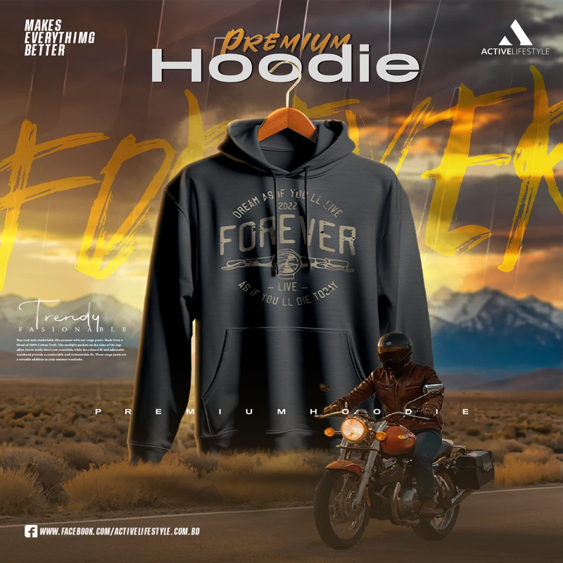 Premium Hoodie - Motorcycling